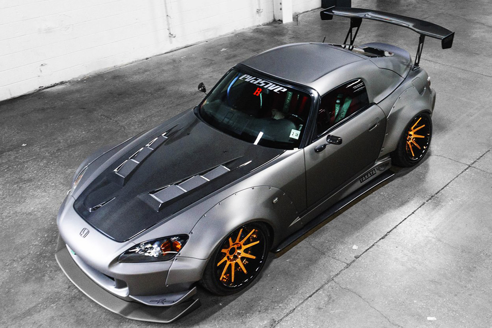 最新情報 塗装サービス付き エムアンドエム ホンダ M M Honda S00 Ap1 2 ボンネットダクト付き 平織カーボン Frp タイプt2 100 本物保証 Ihmc21 Com