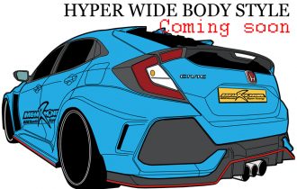 <近日発売>CIVIC FK7/8 Hyper Wide Body Kit 11月末日新登場! <近日発売>CIVIC FK7/8 Hyper Wide Body Kit 11月末日新登場!